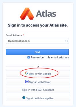 Atlas Login .